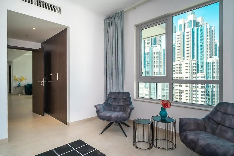 Durrani Homes - Residences Lux Two Bedroom With Burj Khalifa Fountain View Dubai Apartment
