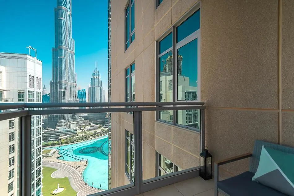 Durrani Homes - Residences Lux Two Bedroom With Burj Khalifa Fountain View Dubai Apartment