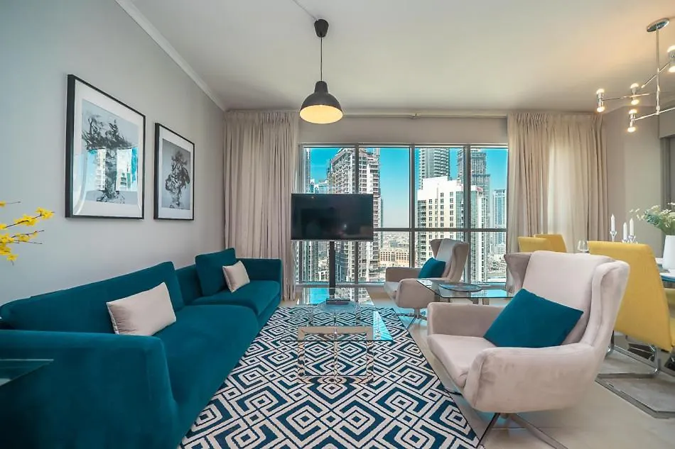 Durrani Homes - Residences Lux Two Bedroom With Burj Khalifa Fountain View Dubai United Arab Emirates