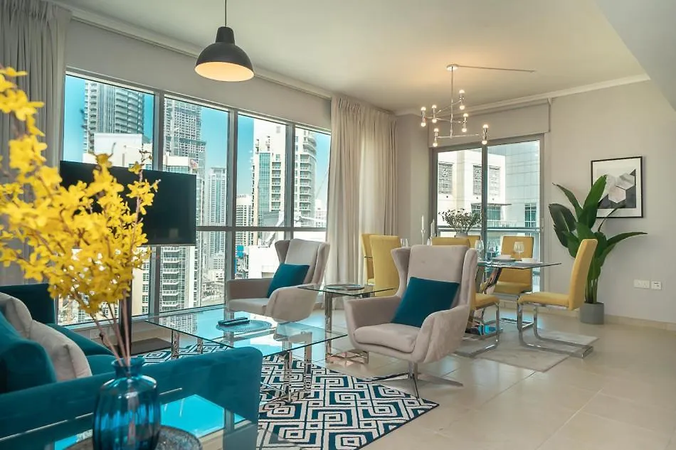 Durrani Homes - Residences Lux Two Bedroom With Burj Khalifa Fountain View Dubai